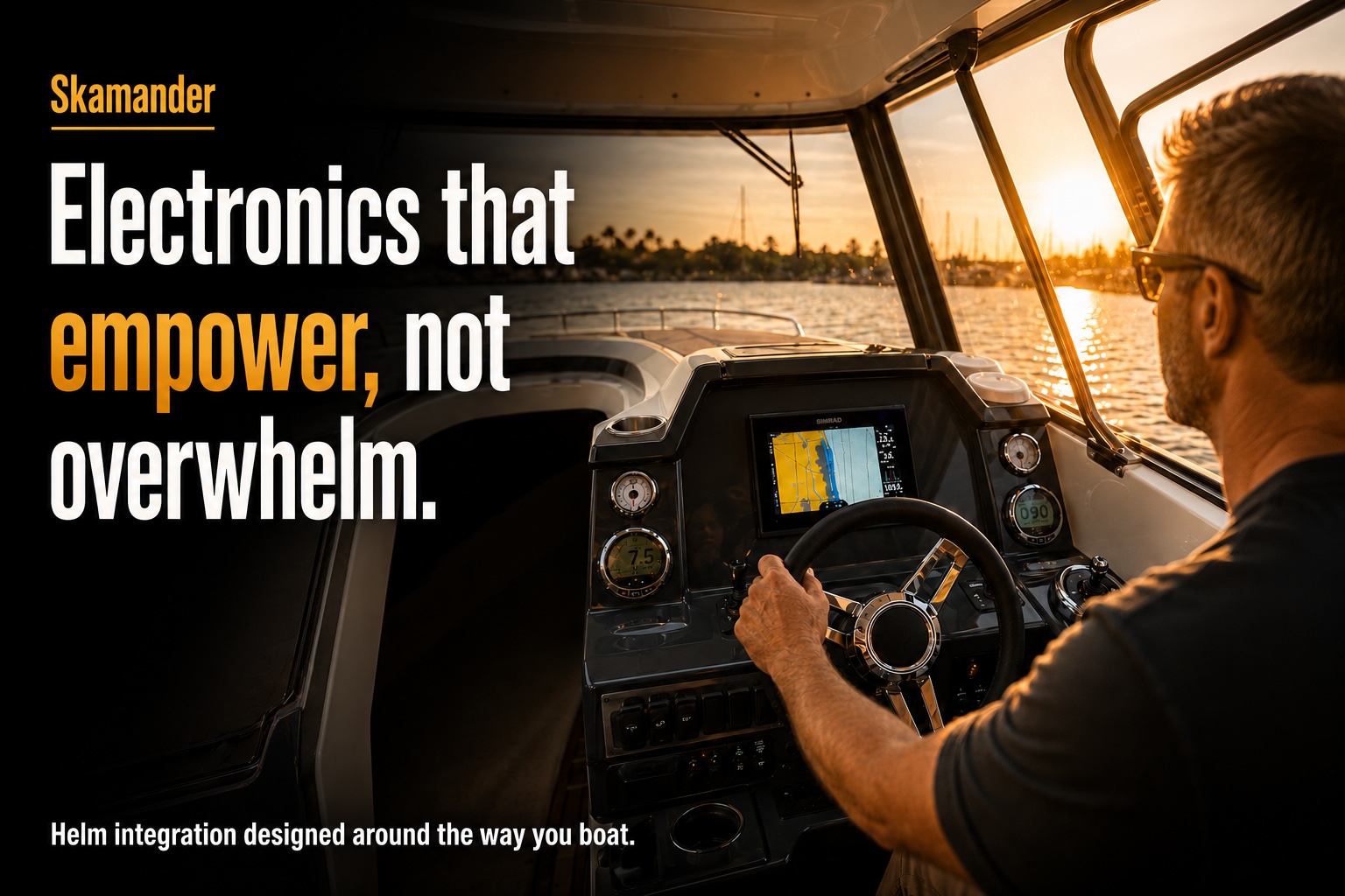 Electronics that empower, not overwhelm: helm integration for modern outboard cruisers